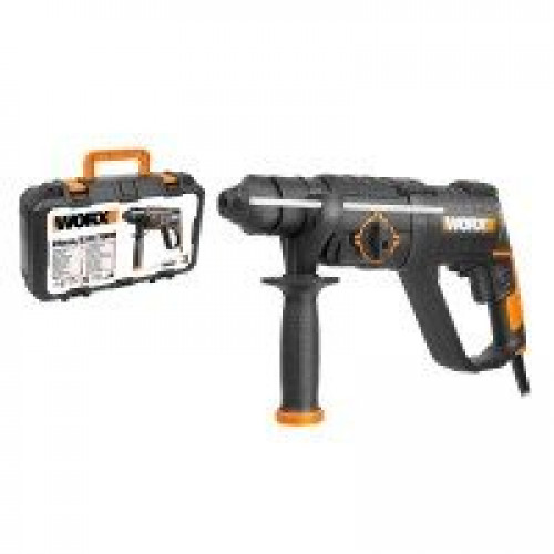 Martillo SDS-Plus 3 funciones 750W 2 J | Worx | WX337 | 1.050rpm, 5.300ipm, control de velocidad variable