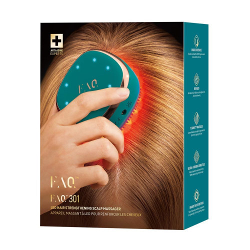 Masajeador Led de Cuero Cabelludo FAQ™ 301 Blue Emerald
