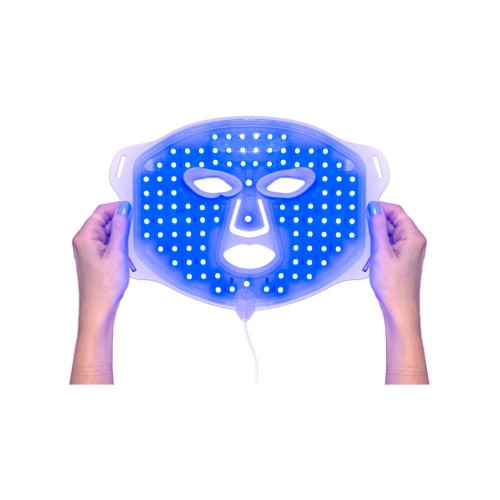 Máscara De Luz Led Roja, Infrarroja Y Azul Silicone Led Mask Skinvity