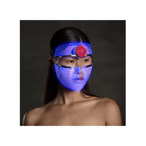 Mascarilla facial FAQ™ 201, tratamiento antienvejecimiento, con silicona pura y LED RGB 201