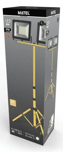 Matel Proyector Led Tripode 5mt.2x70w.fria