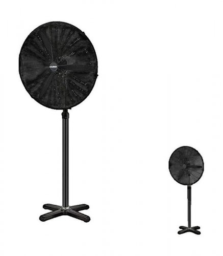 Maurer Ventilador Pie Ø 70 x195 cm. Negro 190 W. Oscilación Automatica