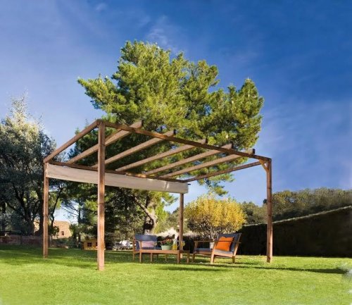MAUSA Pérgola de madera navia