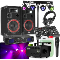 MAX Set Completo 700W DJ Bluetooth Disco con sonido