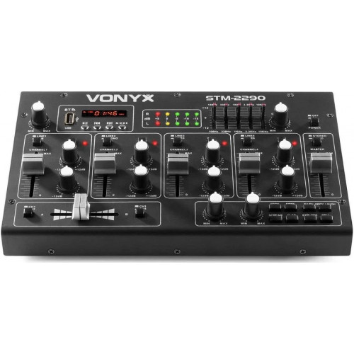 Max Set completo de sonido de 700W Disco Dj Pack con Bluetooth