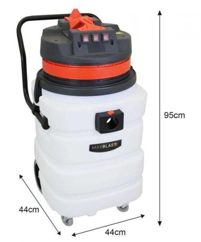 Maxblast Aspiradora Industrial 90l en seco y húmedo