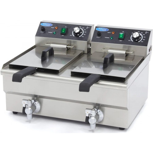 MAXIMA Freidora 2 x 10L 2 Cestas