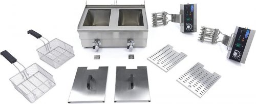 MAXIMA Freidora 2 x 10L 2 Cestas