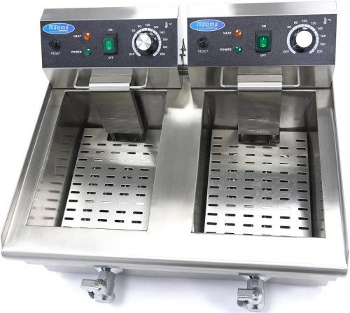 MAXIMA Freidora 2 x 10L 2 Cestas