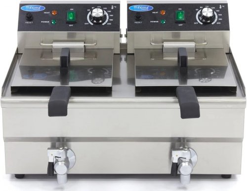 MAXIMA Freidora 2 x 10L 2 Cestas