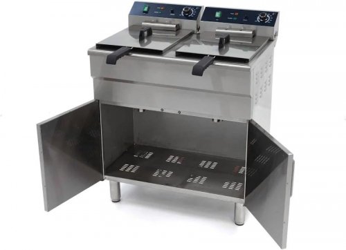 MAXIMA Freidora 2 x 16L 2 Cestas 9365158