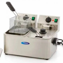 MAXIMA Freidora 2 x 4L 2 cestas 9300411