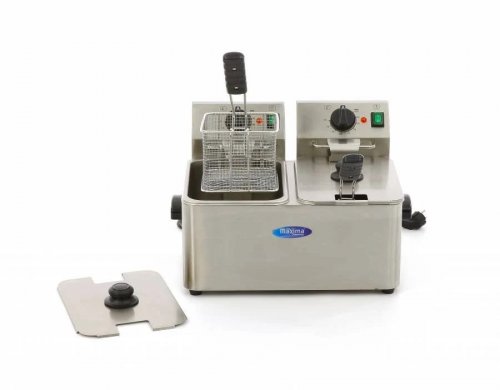MAXIMA Freidora 2 x 4L 2 cestas 9300411