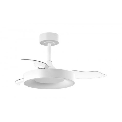 mdc Ventilador Lisboa XS DC LED blanco