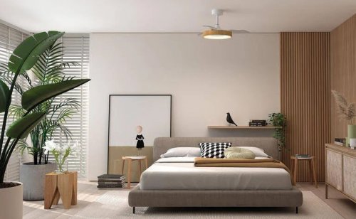 mdc Ventilador Lisboa XS DC LED blanco