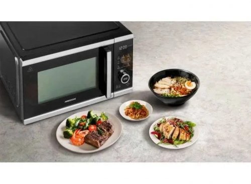 MEDION MD 11499 Negro, Acero inoxidable Microondas combinado Encimera 25 L 900 W