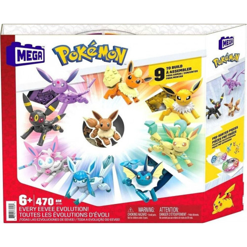 Mega Construx Pokémon - Every Eevee Evolution