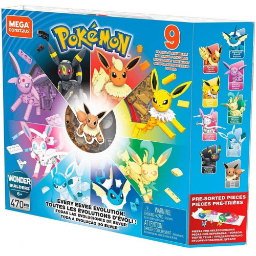 Mega Construx Pokémon - Every Eevee Evolution