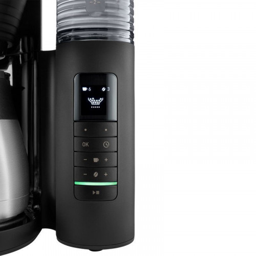 Melitta AromaFresh Therm Pro Cafetera de Goteo con Molinillo 8 Tazas Negra