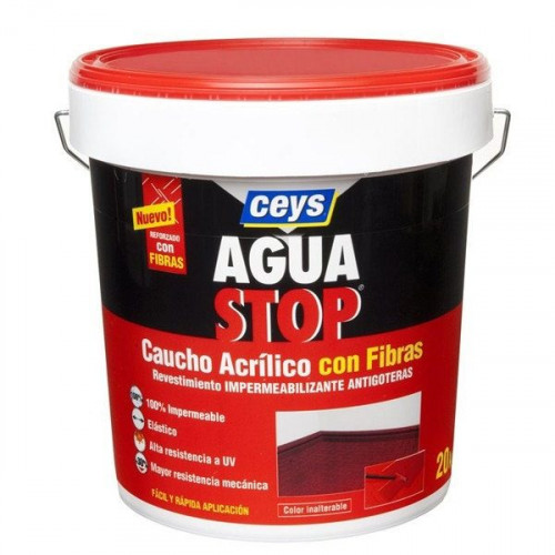 Membrana Impermeabilizante con fibras Ceys Agua Stop Terracota 20Kg