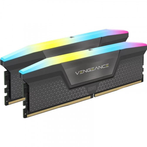 Memoria RAM Corsair Vengeance RGB 32GB 2x16GB DDR5 6000MHz CL38 AMD EXPO Gris
