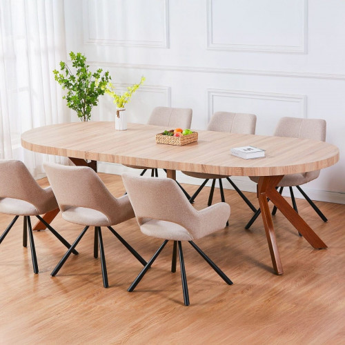 Menzzo Mesa redonda extensible Myriade Sonoma