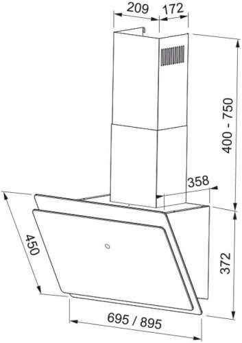Mepamsa Campana Decorativa Luna Plus 90