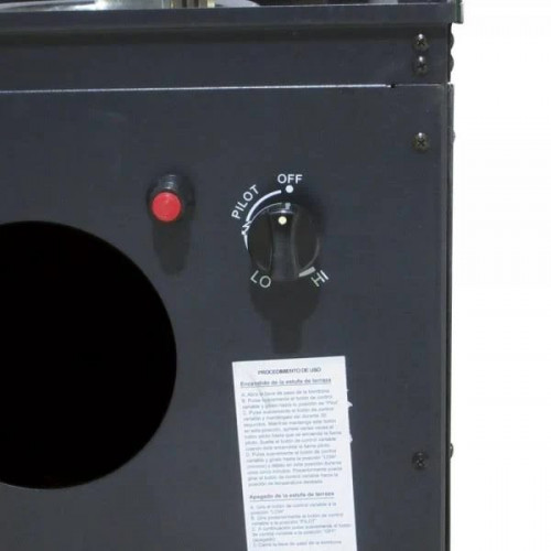 Mercatools Estufa de Gas Butano Rectangular Para Terraza 12000w