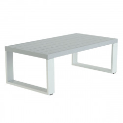Mesa auxiliar de jardín NATERIAL Athena de aluminio blanco 130 x 68,5 cm