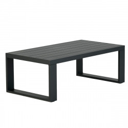 Mesa auxiliar de jardín NATERIAL Athena de aluminio gris 130 x 68,5 cm