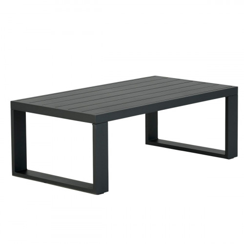 Mesa auxiliar de jardín NATERIAL Athena de aluminio gris 130 x 68,5 cm