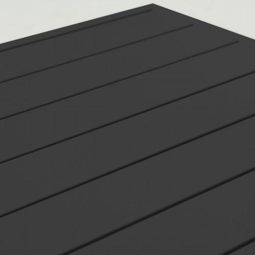 Mesa auxiliar de jardín NATERIAL Athena de aluminio gris 130 x 68,5 cm