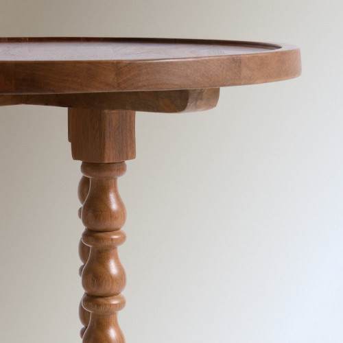 Mesa auxiliar de madera de mango Mila Natural