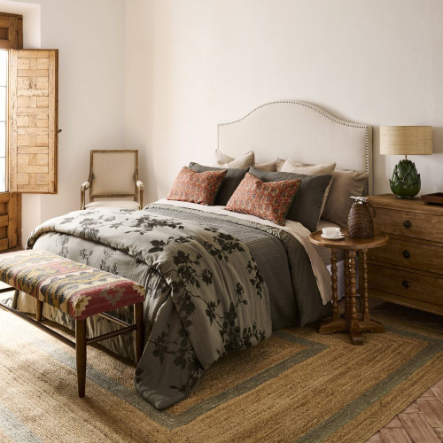 Mesa auxiliar de madera de mango Mila Natural