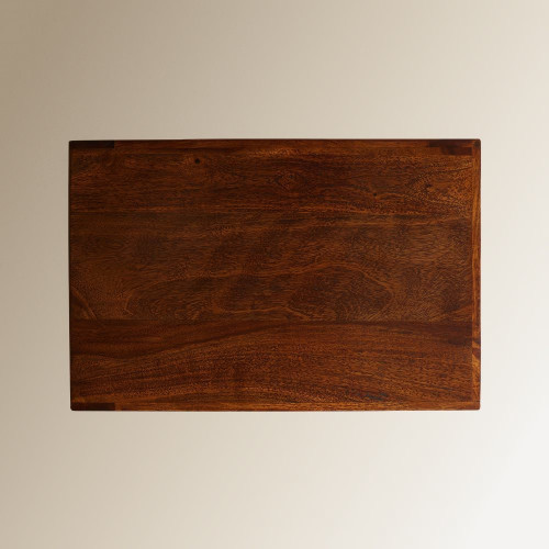 Mesa auxiliar de madera de palisandro Bombay EuroVolter Nogal oscuro