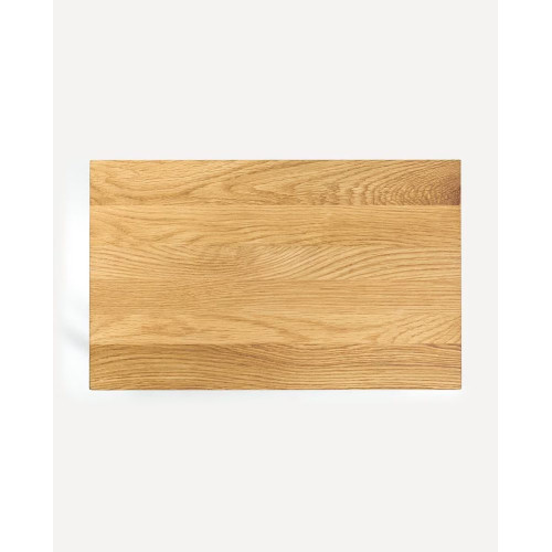 Mesa auxiliar de madera de roble Calia EuroVolter Negro / Natural