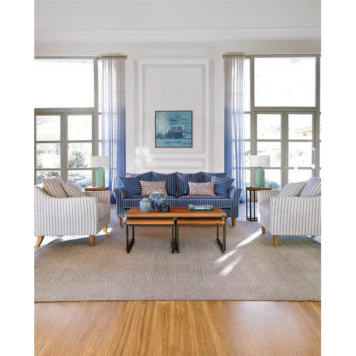 Mesa auxiliar de madera de roble Calia EuroVolter Negro / Natural