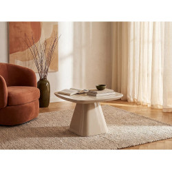 Mesa auxiliar de MDF - Topo lacado - NATAZA