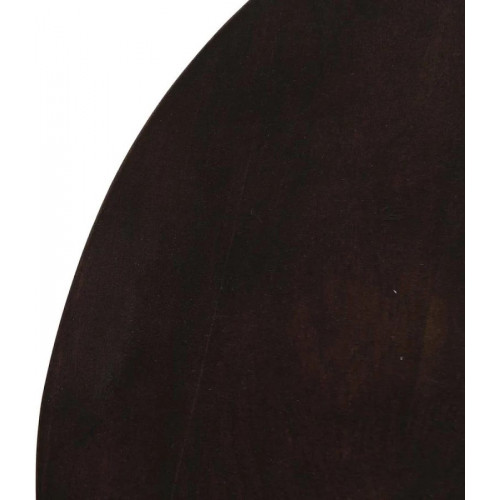 Mesa Centro Marrón Madera de Mango Salón 75 X 75 X 40 cm