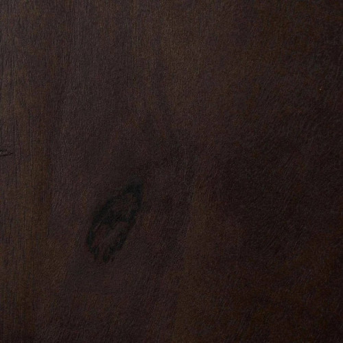 Mesa Centro Marrón Madera de Mango Salón 75 X 75 X 40 cm