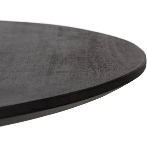 Mesa Centro Marrón Madera de Mango Salón 75 X 75 X 40 cm