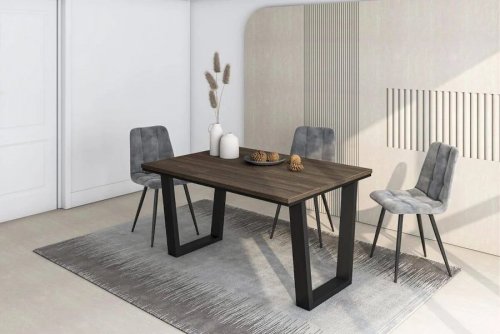 Mesa Comedor 140x90x74cm Para 6 comensales