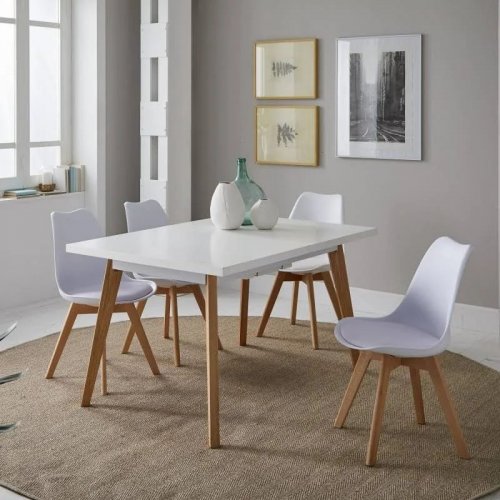 Mesa comedor extensible