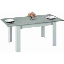 Mesa comedor extensible cemento