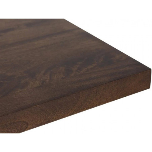 Mesa comedor madera de mango Marrón.GINER y COLOMER 76x90x170