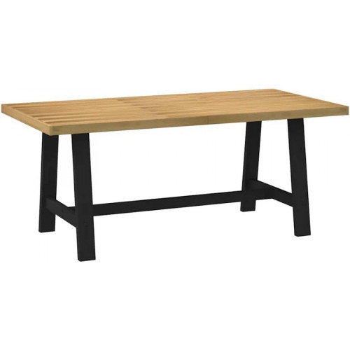 Mesa comedor noain patas forma a madera maciza pino