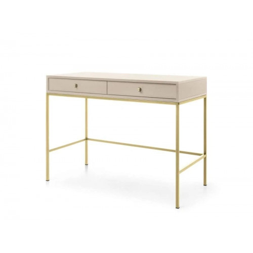 Mesa consola beige 104 x 50 x 78 cm