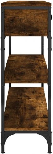 Mesa consola de entrada diseño elegante con cajones Y estante 100 x 25 x 75 cm