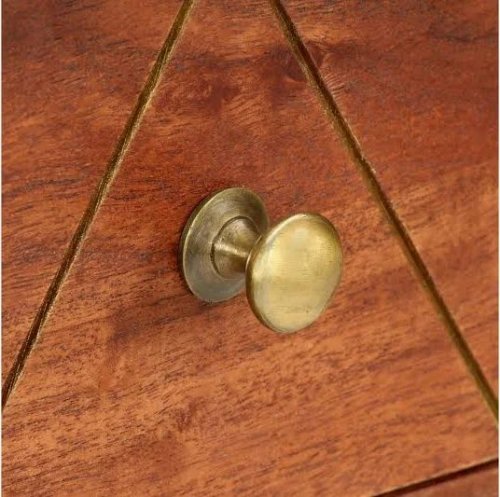 Mesa consola de Madera Maciza de Acacia 90x35x76 cm Vidaxl
