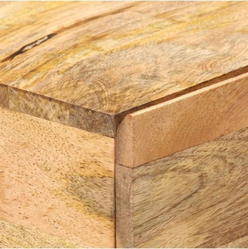 Mesa consola de madera maciza de mango 100x35x76 cm vidaXL